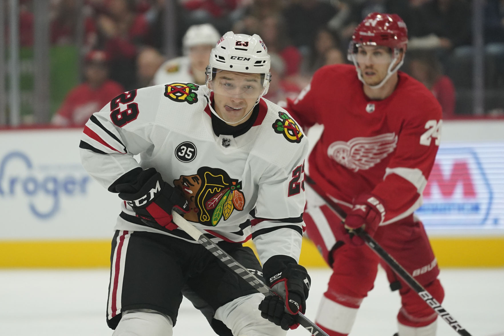 Blackhawks Red Wings Hockey